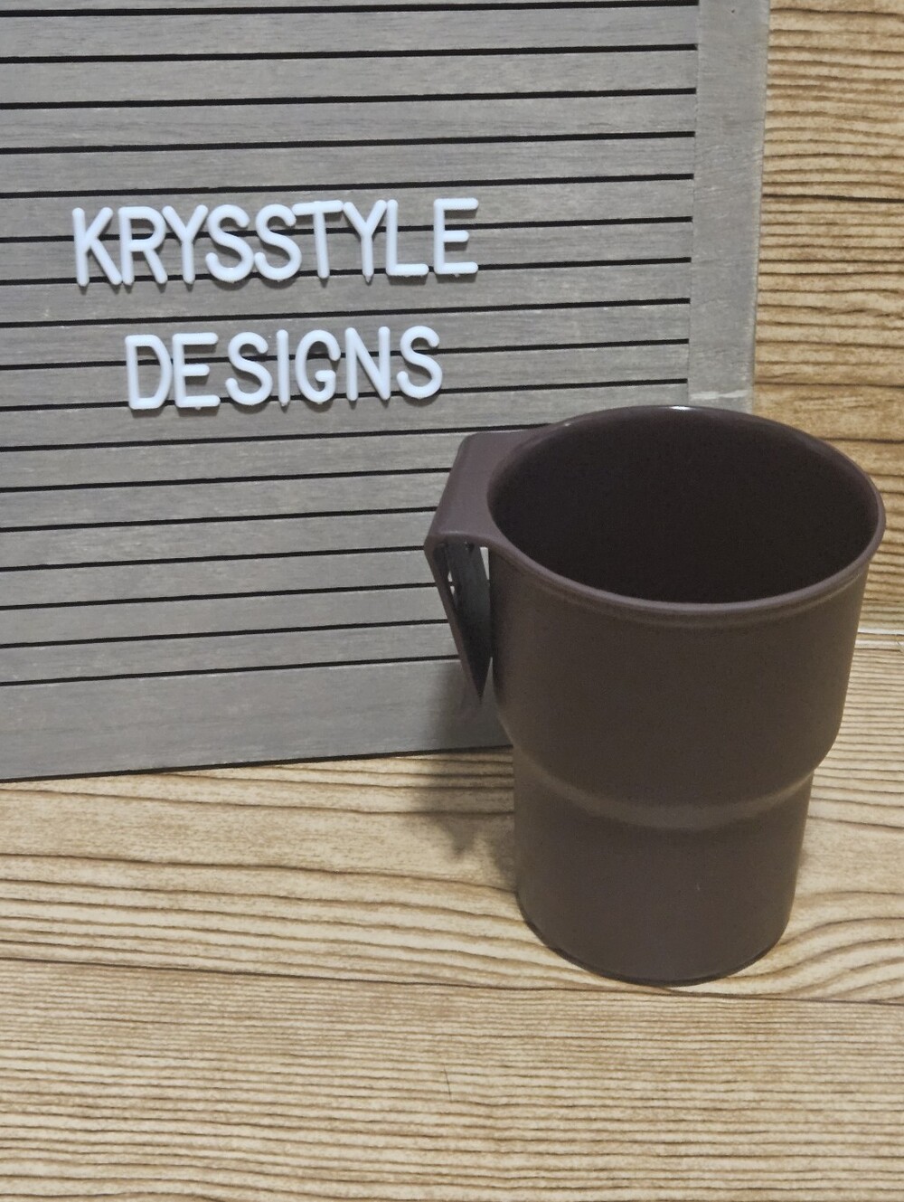 Car Drink cup holder Vent Mount Brown